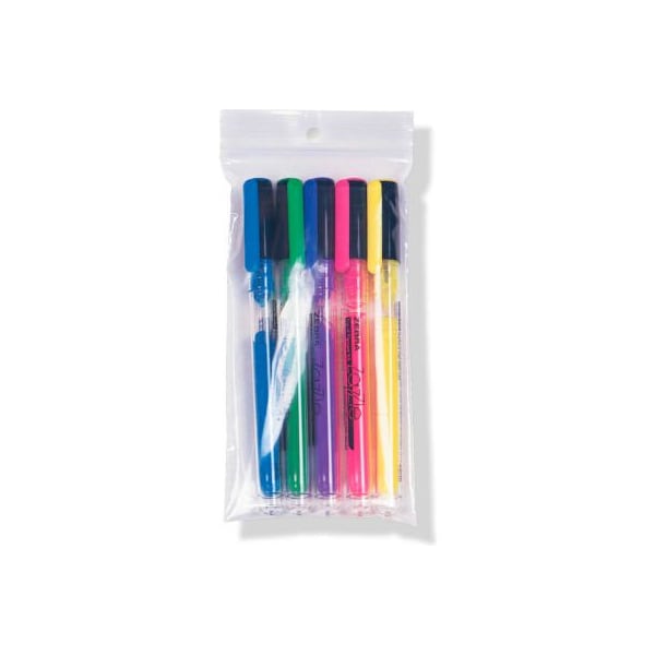 Lk Packaging Clear Line Single Track Seal Top Bags W/ Hang Hole, 4"W x 4"L, 2 Mil, Clear, 1000/Pack F20404H - main
